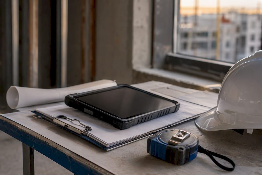 Tablet and site records for contract administration