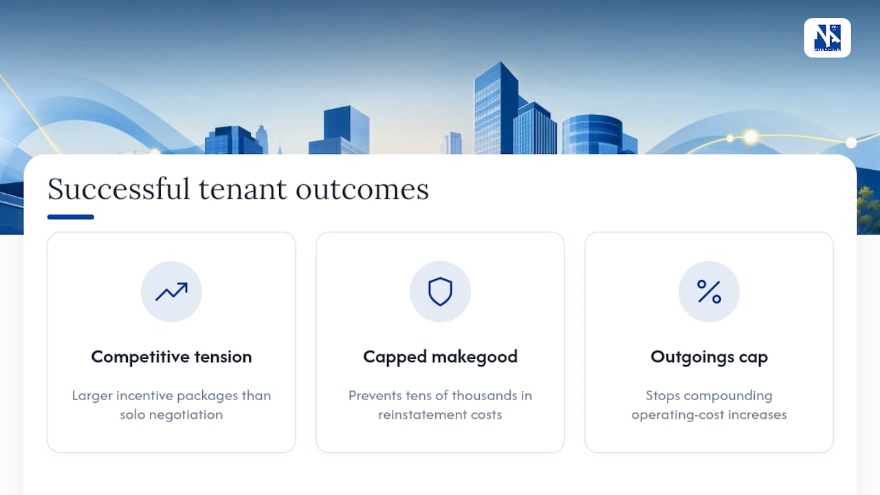 What do successful tenant representation outcomes look like? — overview diagram