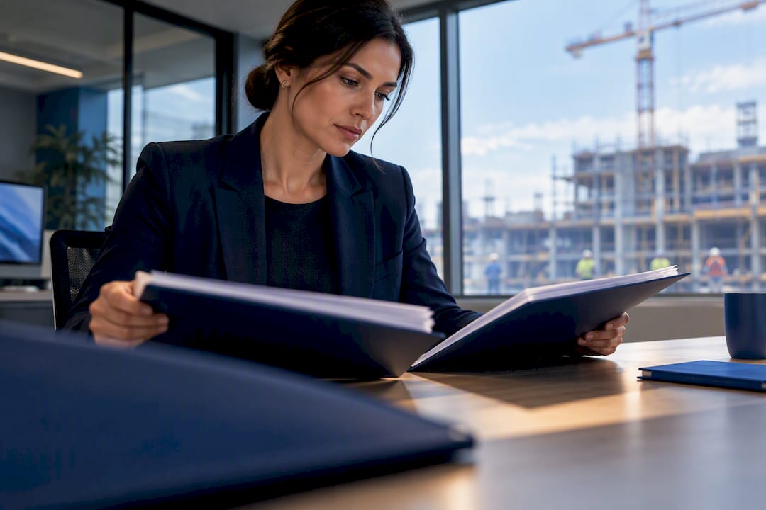 Tender evaluator comparing builder submissions